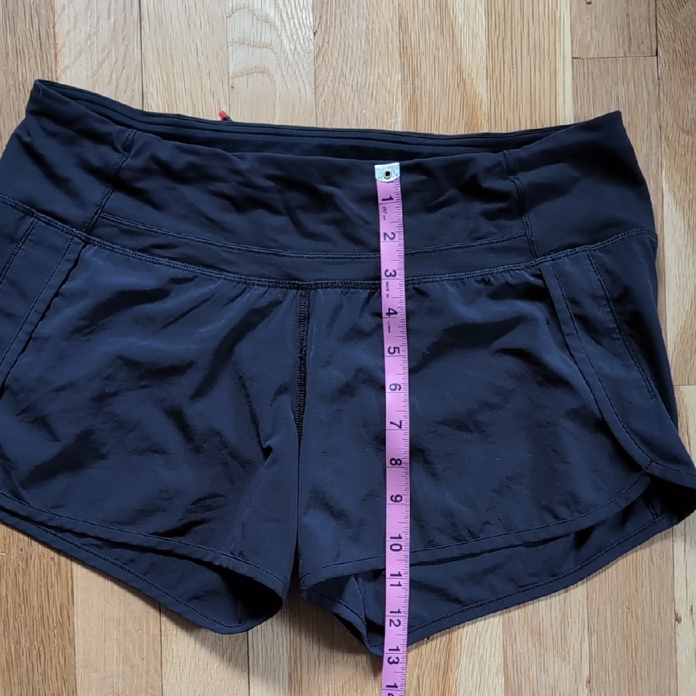 Lululemon Athletica Black Athletic Shorts Lightweight Relaxed Fit